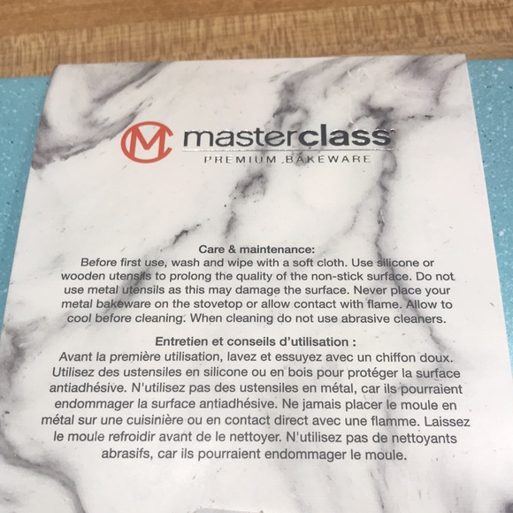 Masterclass Blue Speckled Brownie Pan 13” NWT - Picture 4 of 4